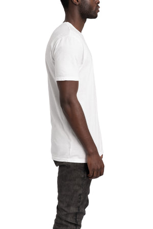 MD75 | SS26 - Embroidered neck t-shirt, White MD13254