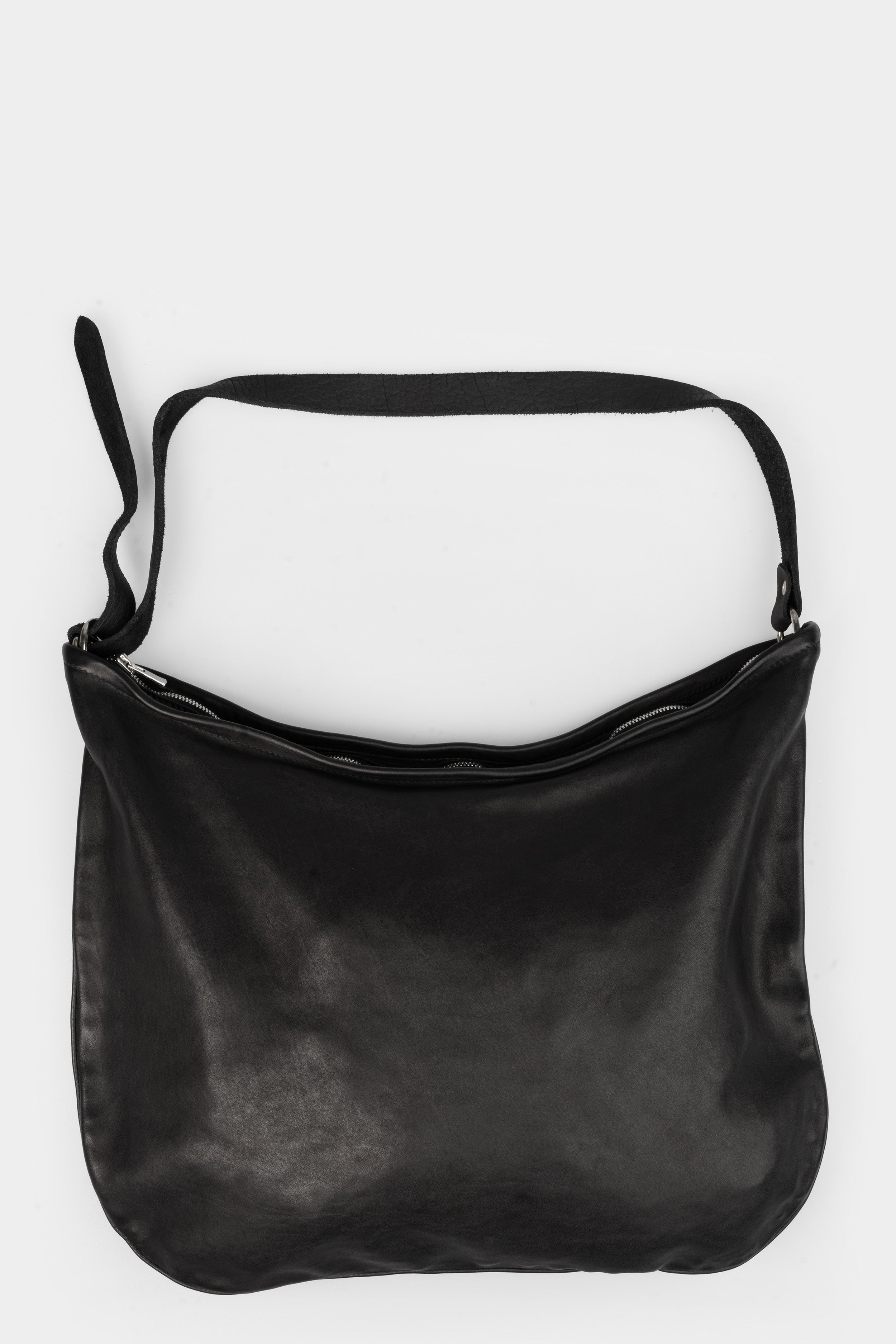 バッグ GUIDI HOBO BAG BLACK GUIDI black horse leather crossbody bag with zip Black Guidi