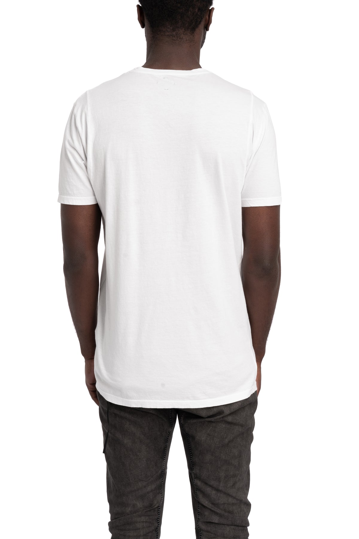 MD75 | SS26 - Embroidered neck t-shirt, White MD13254