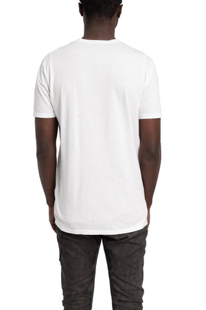 MD75 | SS26 - Embroidered neck t-shirt, White MD13254