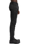 MD75 | SS26 - Woven Stretch Cotton Pants, Black Wash MD13277S