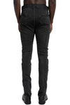 MD75 | SS26 - Woven Stretch Cotton Pants, Black Wash MD13277S
