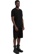 MD75 | SS26 - Lightweight Cotton Scar Stitch T-Shirt, Black MD13253