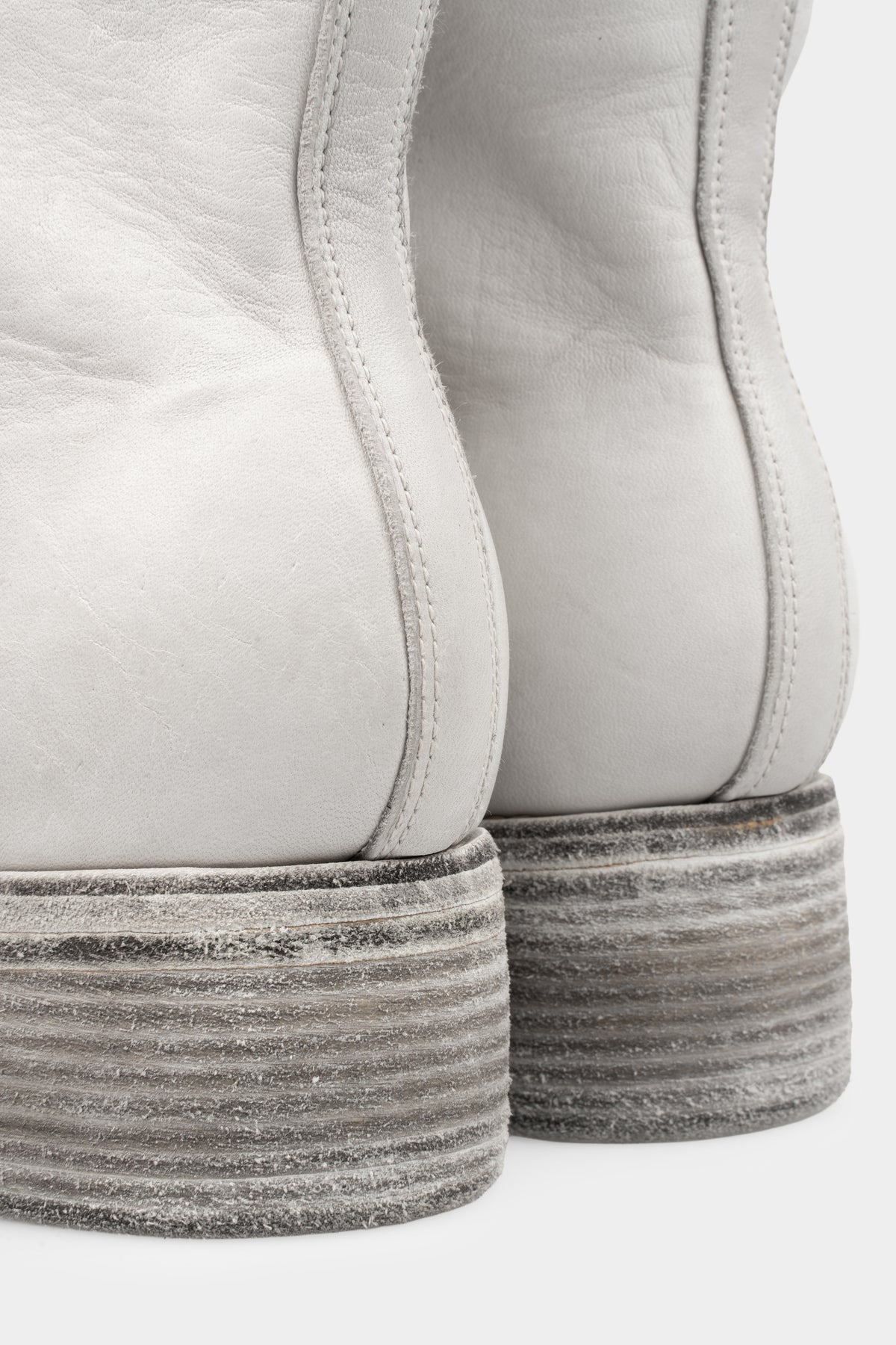 Front zip high top boots | PL2WZ, Light Grey (Double sole)