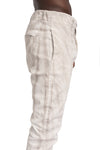 MD75 | SS26 - Linen stretch trousers, Off-white MD13276L