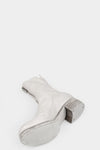 Front zip high top boots | PL2WZ, Light Grey (Double sole)