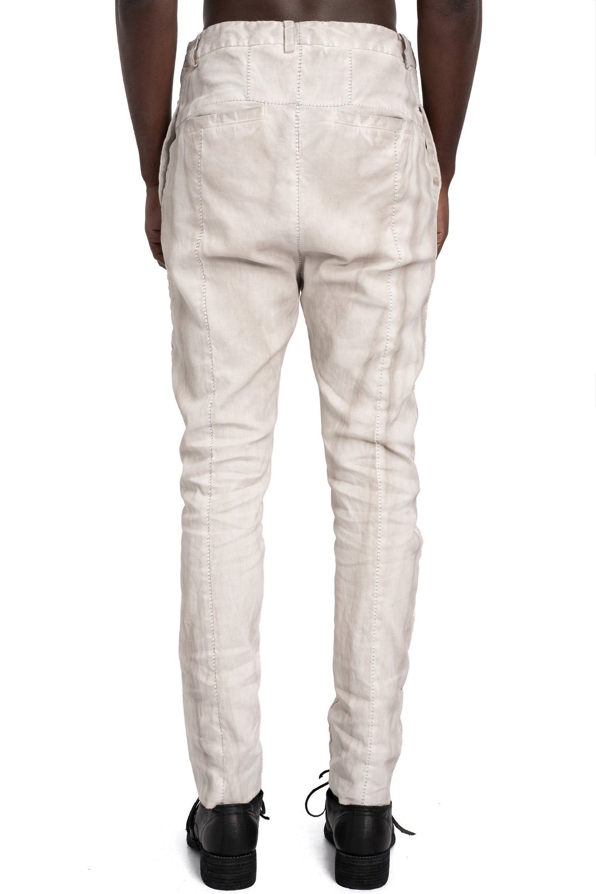 MD75 | SS26 - Linen stretch trousers, Off-white MD13276L