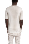 MD75 | SS26 - Lightweight knit T-Shirt, White Ash MD13207