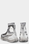 BAMBA2 - Object dyed high top sneakers, Light grey