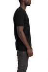 MD75 | SS26 - Embroidered neck t-shirt, Black MD13254