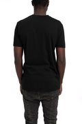 MD75 | SS26 - Embroidered neck t-shirt, Black MD13254