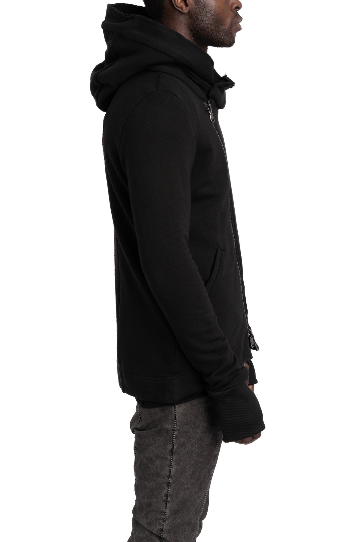 MD75 | SS26 - Hooded zip up sweater, MD13280
