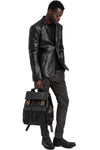 Samoke | AW25 - Buffalo leather buckle backpack, BPK0126