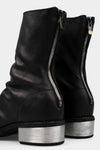 GUIDI 788ZI - Back zip leather boots, Black / Full Grain Horse