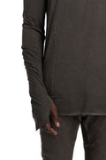 MD75 | SS26 - Lightweight long sleeve tee, Military green MD13261