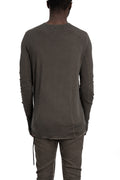 MD75 | SS26 - Lightweight long sleeve tee, Military green MD13261