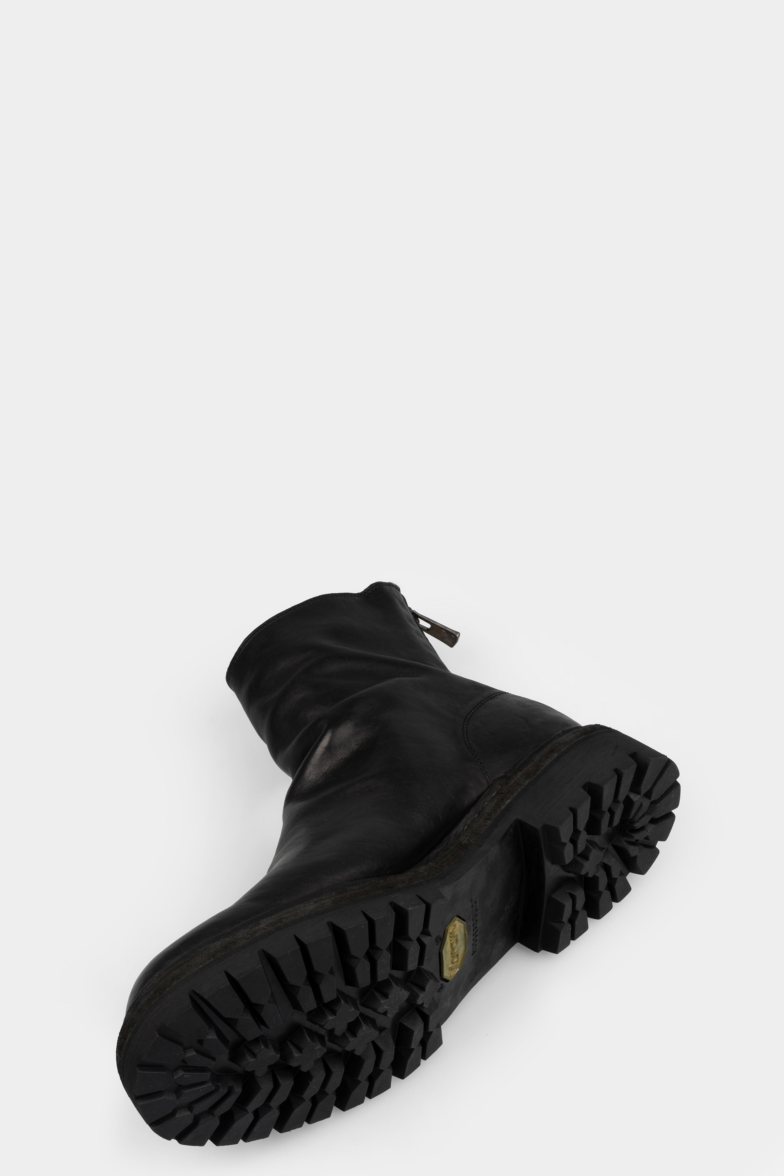 Guidi 796V_N - Back zip boots, Black / Full Grain Horse