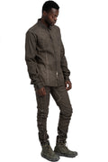 MD75 | SS26 - Linen shirt, Military resin MD13283L