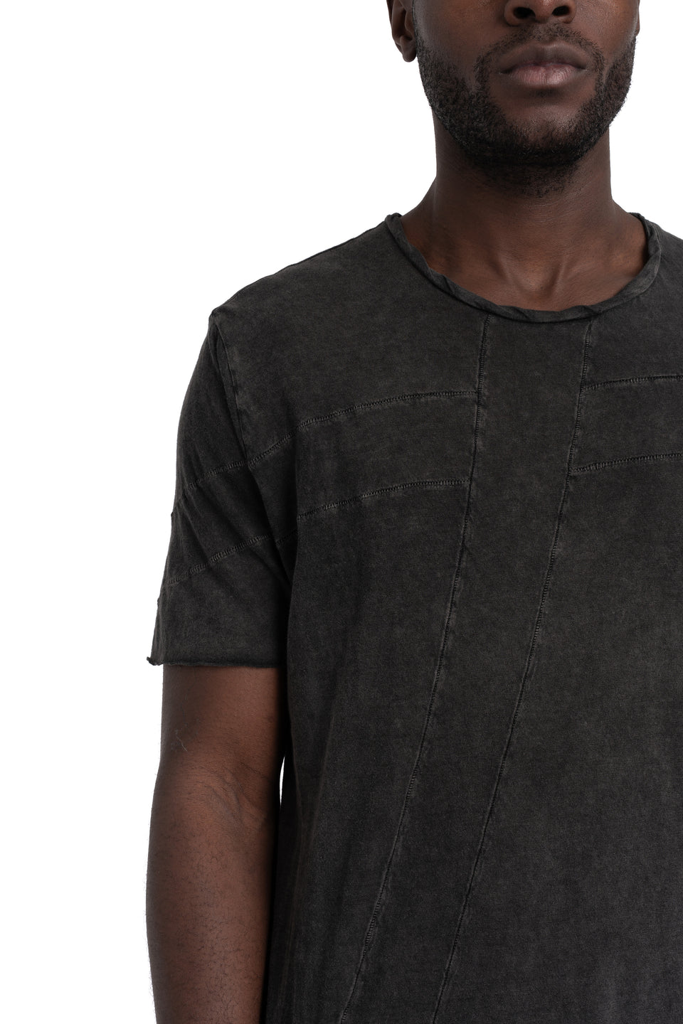 Super Lightweight Cotton Scar Stitch T-Shirt, Antra Wash