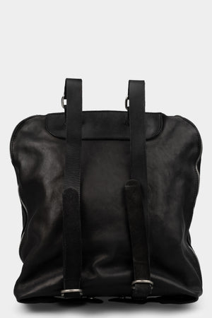 GUIDI | GB6 Lined zip leather backpack