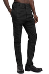 MD75 | SS26 - Linen stretch trousers, Black wash MD13276L