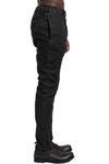 MD75 | SS26 - Linen stretch trousers, Black wash MD13276L