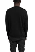 MD75 | SS26 - Oversized distressed knit sweater, MD13212