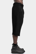 LEON LOUIS | GORA Linen / cotton mesh drop crotch shorts