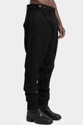 LEON LOUIS | GUTTA Linen / cotton mesh drop crotch pants