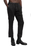 La Haine Inside Us | SS26 - Cold Dyed Cropped Linen Pants, M1221