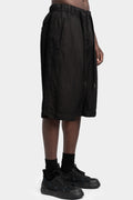 Long linen blend shorts