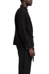 Linen Wrap Panel Shirt