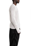 Lightweight knit sweater, White
