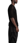Lightweight knit tee, Black