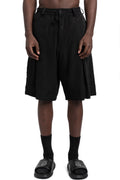Pleated shorts