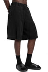 Pleated shorts