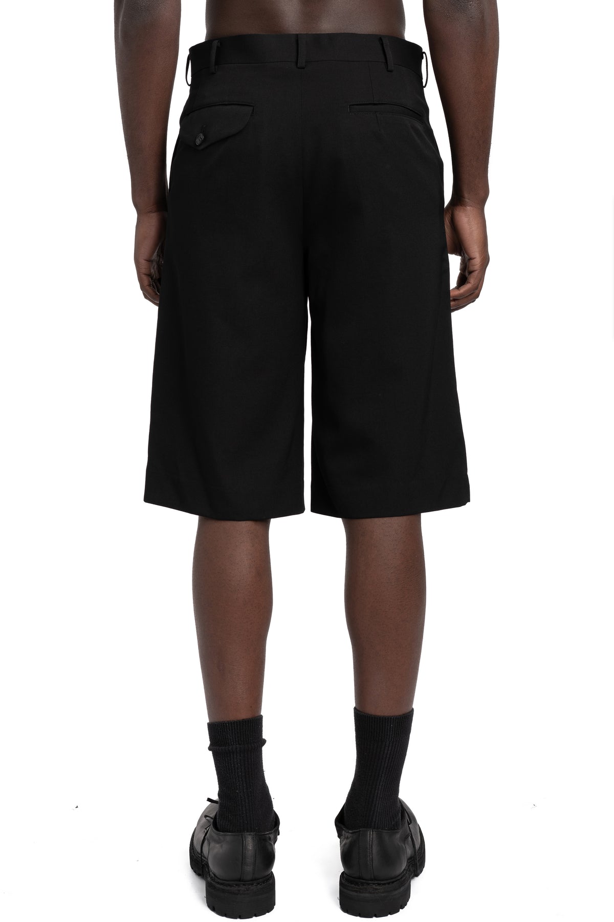 Comme des Garçons Homme Plus |  SS26 - Wool gabardine shorts, P011
