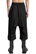 Julius_7 | SS26 - Wide Cropped Typewriter Cloth Pants, 937PAM23