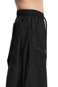 Julius_7 | SS26 - Wide Cropped Typewriter Cloth Pants, 937PAM23