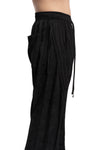 Julius_7 | SS26 - Articulated Draped Jacquard Trousers, 937PAM26