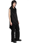 Julius_7 | SS26 - Cowl Neck Draped Tunic, 937SHM7