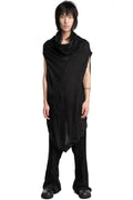 Julius_7 | SS26 - Cowl Neck Draped Tunic, 937SHM7