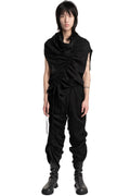 Julius_7 | SS26 - Cowl Neck Draped Tunic, 937SHM7