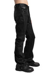 Julius_7 | SS26 - Flared Coated Jeans, 937PAM2-C