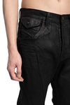 Julius_7 | SS26 - Flared Coated Jeans, 937PAM2-C