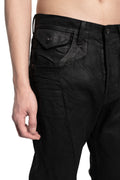 Julius_7 | SS26 - Flared Coated Jeans, 937PAM2-C