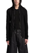 Julius_7 | SS26 - Cotton Zip Hooded Sweater, 937CUM2