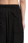 Julius_7 | SS26 - Wide Cropped Jacquard Culotte Trousers, 937PAM13