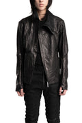 Isaac Sellam | SS26 - High Neck Lambskin Leather Jacket, IMPARABLE