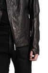 Isaac Sellam | SS26 - High Neck Lambskin Leather Jacket, IMPARABLE